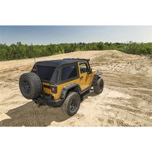 Cargar imagen en el visor de la galería, Rugged Ridge Bowless Top 2-Door Black Diamond 07-18 Jeep Wrangler