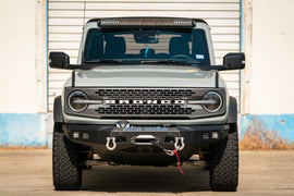 Road Armor 2021+ Ford Bronco Stealth Placa protectora delantera - Tex Blk