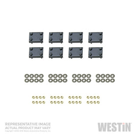 Westin 2011-2018 Ford Explorer 4dr Premier Oval Nerf Step Bar Mount Kit - Black