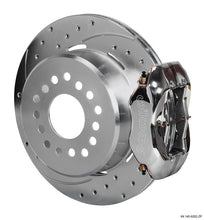 Cargar imagen en el visor de la galería, Wilwood Forged Dynalite P/S Park Brake Kit Drill Zinc Polish Small Ford 2.50in Offset