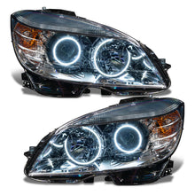 Cargar imagen en el visor de la galería, Oracle 08-11 Mercedes Benz C-Class Pre-Assembled Headlights - Chrome Housing - White SEE WARRANTY