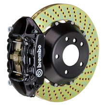 Cargar imagen en el visor de la galería, Brembo 12-16 991.1 C2 Rear GT BBK 4 Piston Cast 380x28 2pc Rotor Drilled-Black