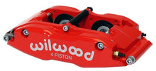 Cargar imagen en el visor de la galería, Wilwood Caliper-BNSL4R-Red 1.75in Pistons 1.25in Disc