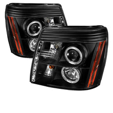Cargar imagen en el visor de la galería, Spyder Cadillac Escalade 02-06 Projector Xenon/HID Model- LED Halo DRL Blk PRO-YD-CE02-HID-DRL-BK
