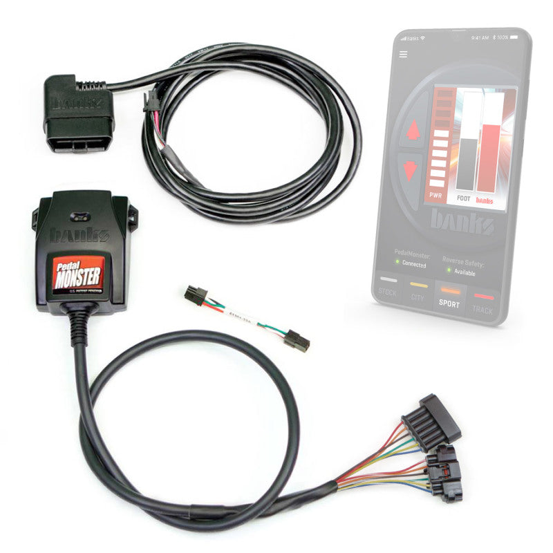 Kit Monster de pedal de potencia Banks (independiente) - Molex MX64 - 6 vías - Uso con teléfono