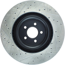 Load image into Gallery viewer, StopTech Slotted &amp; Drilled Sport Brake Rotor - 2015 Ford Mustang GT - Front Left