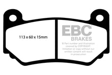 Cargar imagen en el visor de la galería, Pastillas de freno delanteras EBC AP Racing Caliper CP7600 Bluestuff NDX