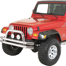 Cargar imagen en el visor de la galería, Rugged Ridge 3-In Double Tube Front Bumper SS 76-06 Models