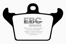 Cargar imagen en el visor de la galería, EBC 12-14 Dodge SRT Viper (Parking Brake) Ultimax2 Rear Brake Pads
