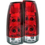 ANZO 1999-2000 Cadillac Escalade luces traseras rojas/transparentes - Nueva generación