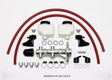 Cargar imagen en el visor de la galería, Wilwood Tandem Remote Master Cylinder - 1in Bore Ball Burnished