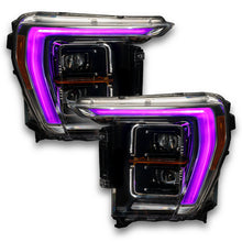 Cargar imagen en el visor de la galería, Oracle 21-22 Ford F-150 ColorSHIFT RGB+W Headlight DRL Upgrade Kit w/ RF Controller SEE WARRANTY