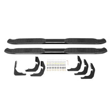 Cargar imagen en el visor de la galería, Westin 2007-2013 Chevy Silverado 1500 Crew Cab PRO TRAXX 4 Oval Nerf Step Bars - Black