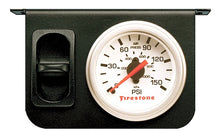 Cargar imagen en el visor de la galería, Panel de control de nivelación ajustable de aire Firestone con indicador único 0-150 psi - Cara blanca (WR17602225)