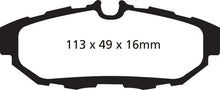 Cargar imagen en el visor de la galería, EBC 10-14 Ford Mustang 3.7 Yellowstuff Rear Brake Pads