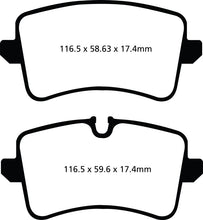 Cargar imagen en el visor de la galería, Pastillas de freno traseras EBC 11 Audi A6 2.0 Turbo Greenstuff