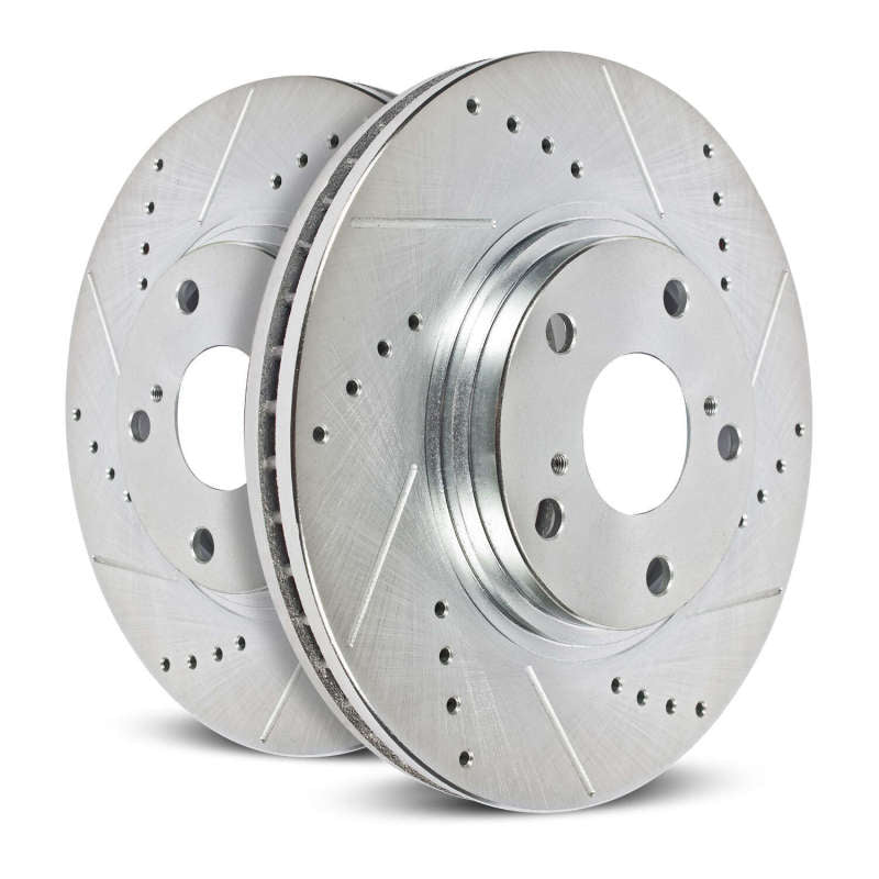 Power Stop 04-08 Suzuki Forenza Rear Evolution Drilled & Slotted Rotors - Pair
