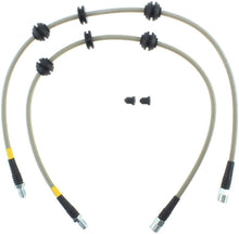 Cargar imagen en el visor de la galería, StopTech 10-15 BMW 550i Stainless Steel Front Brake Lines