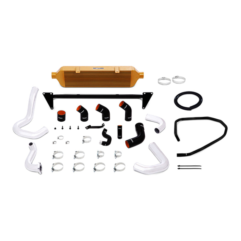 Kit de intercooler de montaje frontal Mishimoto 15+ Subaru WRX - Núcleo dorado