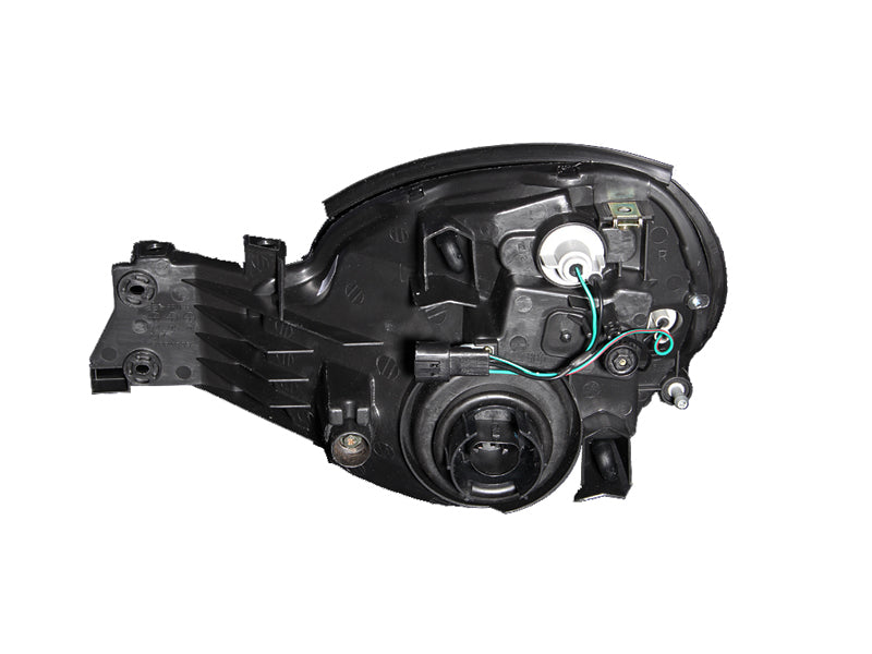 ANZO 2002-2003 Subaru Impreza Faros delanteros de cristal, color negro
