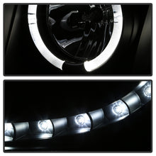 Cargar imagen en el visor de la galería, Spyder Chevy Suburban 1500 07-14 Projector Headlights LED Halo LED All Black PRO-YD-CSUB07-HL-BKV2
