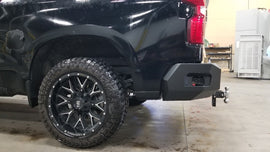 Road Armor 19-20 Chevy 1500 SPARTAN Parachoques trasero - Tex Blk