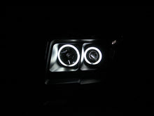 Cargar imagen en el visor de la galería, ANZO 2009-2014 Ford F-150 Faros delanteros con proyector con halo negro (CCFL)