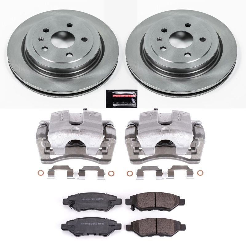 Power Stop 08-09 Cadillac CTS Rear Autospecialty Brake Kit w/Calipers