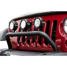 Cargar imagen en el visor de la galería, Westin 2007-2016 Jeep Wrangler/Wrangler Unlimited MAX Tray Bull Bar/Light Bar - Black Wrinkle