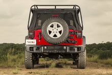 Cargar imagen en el visor de la galería, Rugged Ridge Spartacus Rear Bumper Black 07-18 Jeep Wrangler