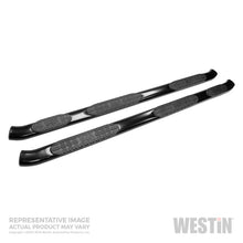 Cargar imagen en el visor de la galería, Westin 99-16 Ford F-250/350/450/550 SuprCab (8 ft Bed)PRO TRAXX 5 WTW Oval Nerf Step Bars - Blk