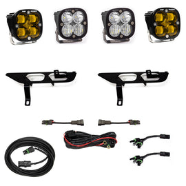 Baja Designs 2021+ Ford F150 Kit de bolsillo antiniebla SAE Amber Squadron Sport DC