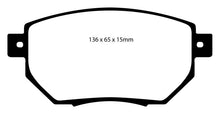 Cargar imagen en el visor de la galería, EBC 03-05 Infiniti FX35 3.5 Greenstuff Front Brake Pads