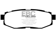 Cargar imagen en el visor de la galería, EBC 12+ Scion FR-S 2 Redstuff Rear Brake Pads