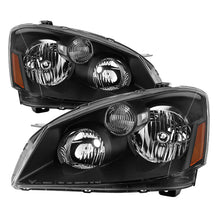 Cargar imagen en el visor de la galería, Xtune Nissan Altima 05-06 Halogen Model Only OEM Style Black Bezel Headlights HD-JH-NA05-AM-BK