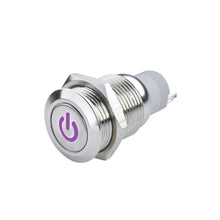 Cargar imagen en el visor de la galería, Oracle Power Symbol On/Off Flush Mount LED Switch - UV/Purple SEE WARRANTY
