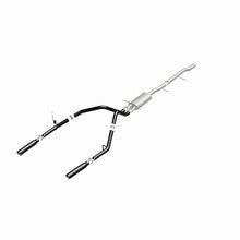 Cargar imagen en el visor de la galería, MagnaFlow SYS Cat-Back 3.5in Black Dual Split Rear Tips 10-13 Chevy Silverado / GMC Sierra 5.3L