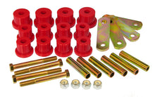 Cargar imagen en el visor de la galería, Prothane 62-67 Chevy Nova HD Spring &amp; Shackles Bushings - Red