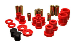 Energy Suspensión 00-09 Honda S2000 Juego de bujes de brazo de control delantero rojo
