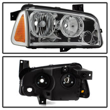 Cargar imagen en el visor de la galería, xTune 05-10 Dodge Charger 4pc OEM Style Halogen Headlights w/Corner - Chrome (HD-JH-DCH05-SET-C)