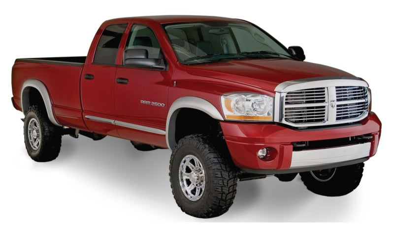 Bushwacker 06-08 Dodge Ram 1500 Fleetside Extend-A-Fender estilo bengalas 4 piezas 97.9/98.3 pulgadas cama - negro