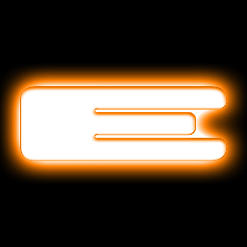 ORACLE Lighting Universal Illuminated LED Letter Badges - Matte Wht Surface Finish - E SEE WARRANTY