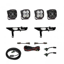 Baja Designs 2021+ Ford F150 Kit de bolsillo antiniebla SAE Clear Squadron Pro DC