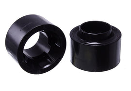 Energy Suspensión 07-17 Jeep Wrangler (JK) Espaciador de resorte helicoidal delantero negro Juego de elevación de 1-3/4 pulgadas