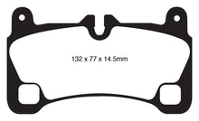 Cargar imagen en el visor de la galería, EBC 08 Porsche Cayenne 4.8 Turbo Yellowstuff Rear Brake Pads