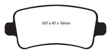 Cargar imagen en el visor de la galería, EBC 10+ Buick Allure (Canadá) 3.0 Pastillas de freno traseras Greenstuff