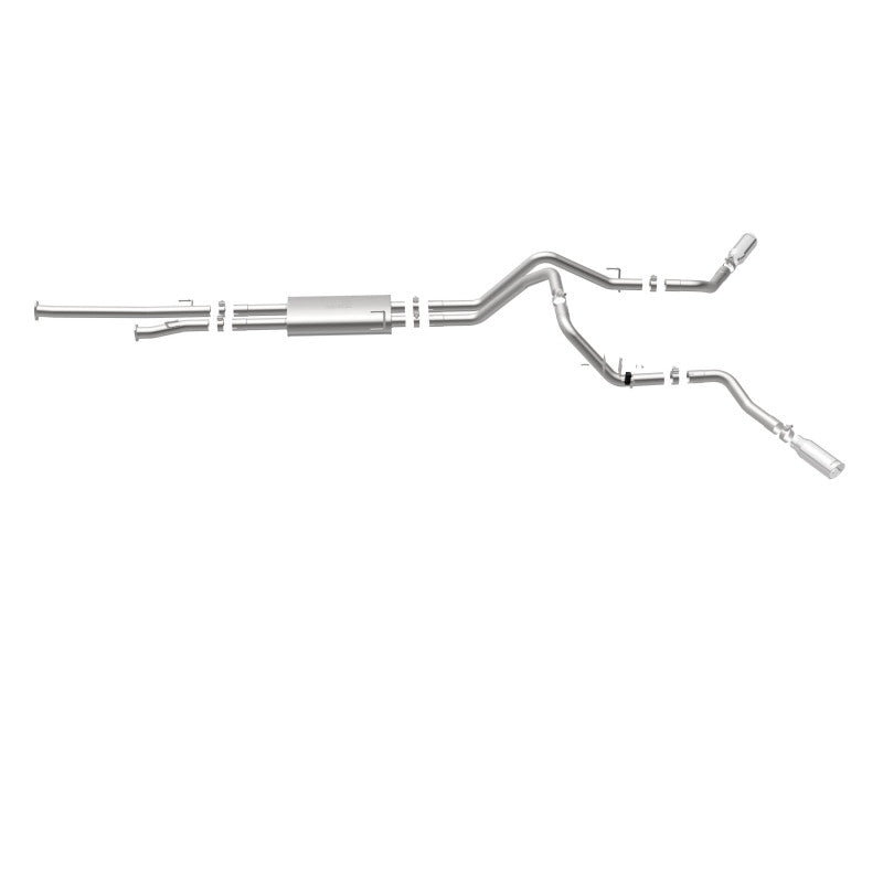 MagnaFlow Cat-Back 10-15 Toyota Tundra SC LB / CC SB 4.6L/5.7L V8 SS 2.5 Punta trasera doble dividida de 4 pulgadas