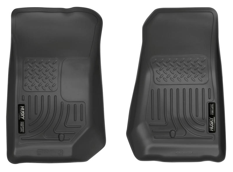 Husky Liners 07-12 Jeep Wrangler WeatherBeater Revestimientos de piso negros
