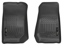 Cargar imagen en el visor de la galería, Husky Liners 07-12 Jeep Wrangler WeatherBeater Revestimientos de piso negros