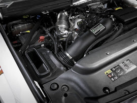 aFe Quantum Pro DRY S Sistema de admisión de aire frío 17-18 GM/Chevy Duramax V8-6.6L L5P - Seco